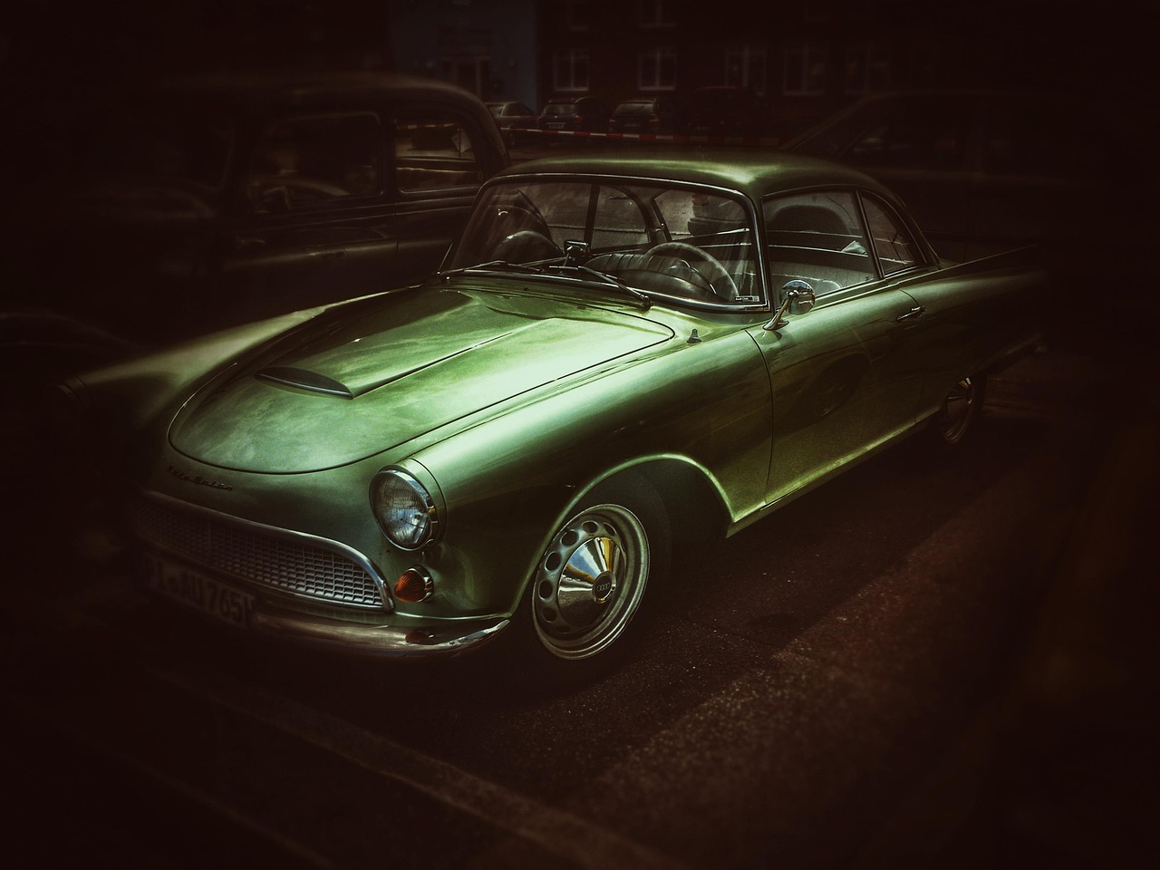 Car, green, oldtimer — Benefits of tractors in modern agriculture