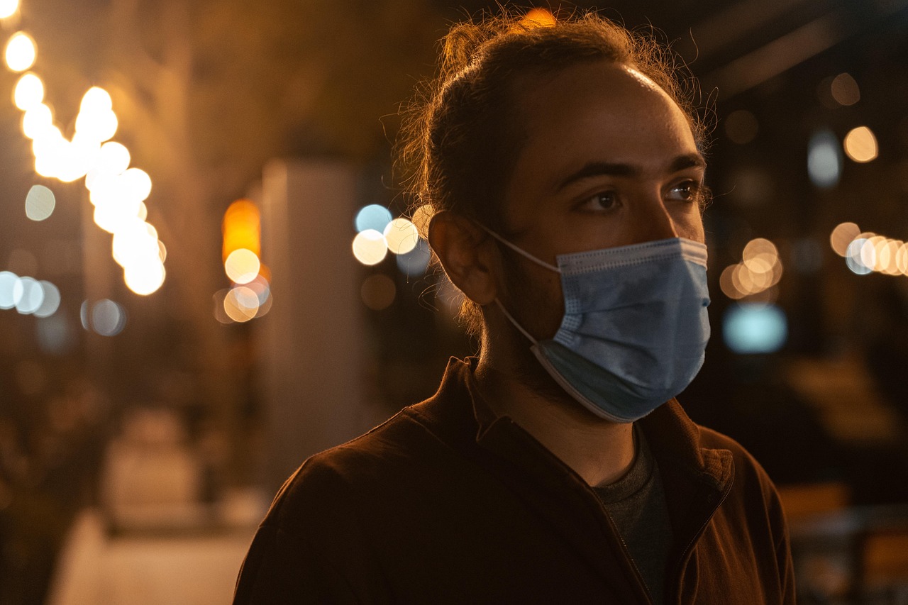 Man, mask, covid — Dr. Michael Lebow Works to Minimize Hospital Stays and Maximize Recovery