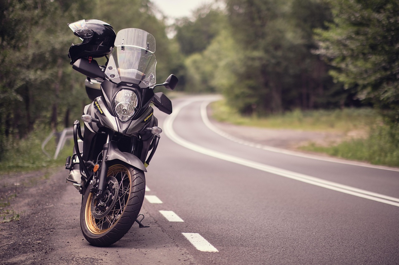Motorbike, motorcycle, road — Essential Tips for Staying Safe This Winter
