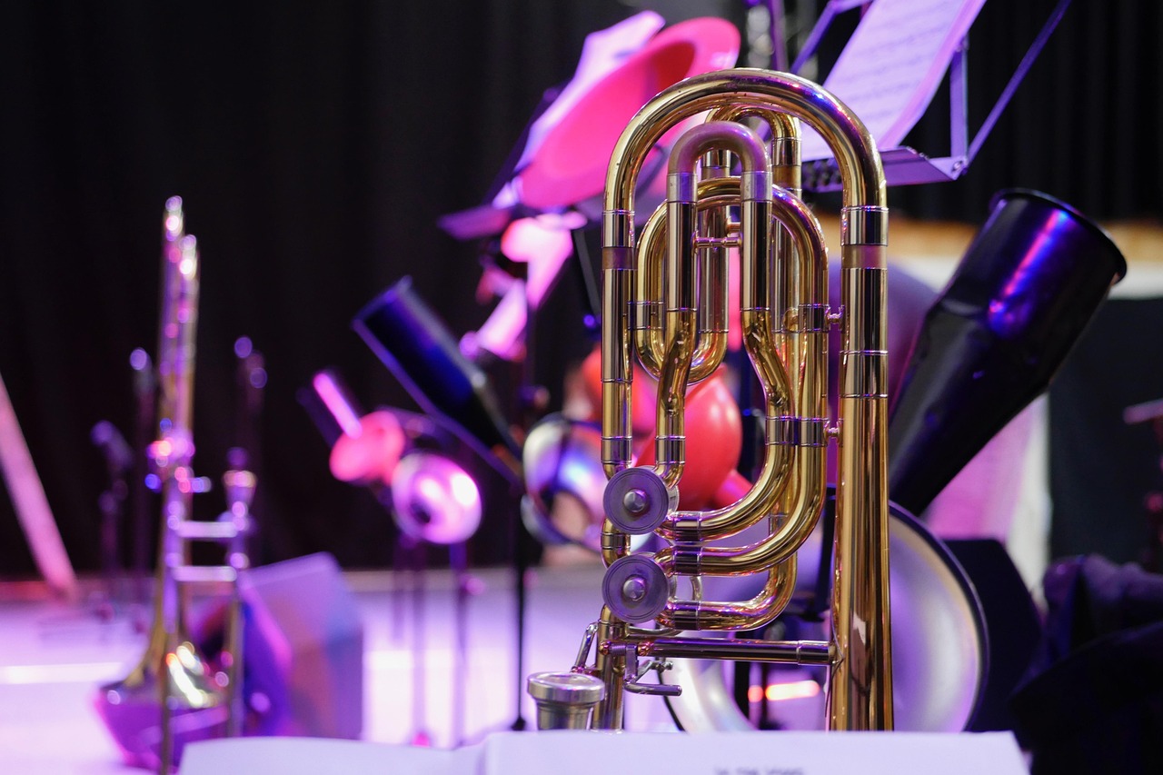 Trombone, stage, concert — Explore Tailored Betting Options on the Bet365 Korea Platform