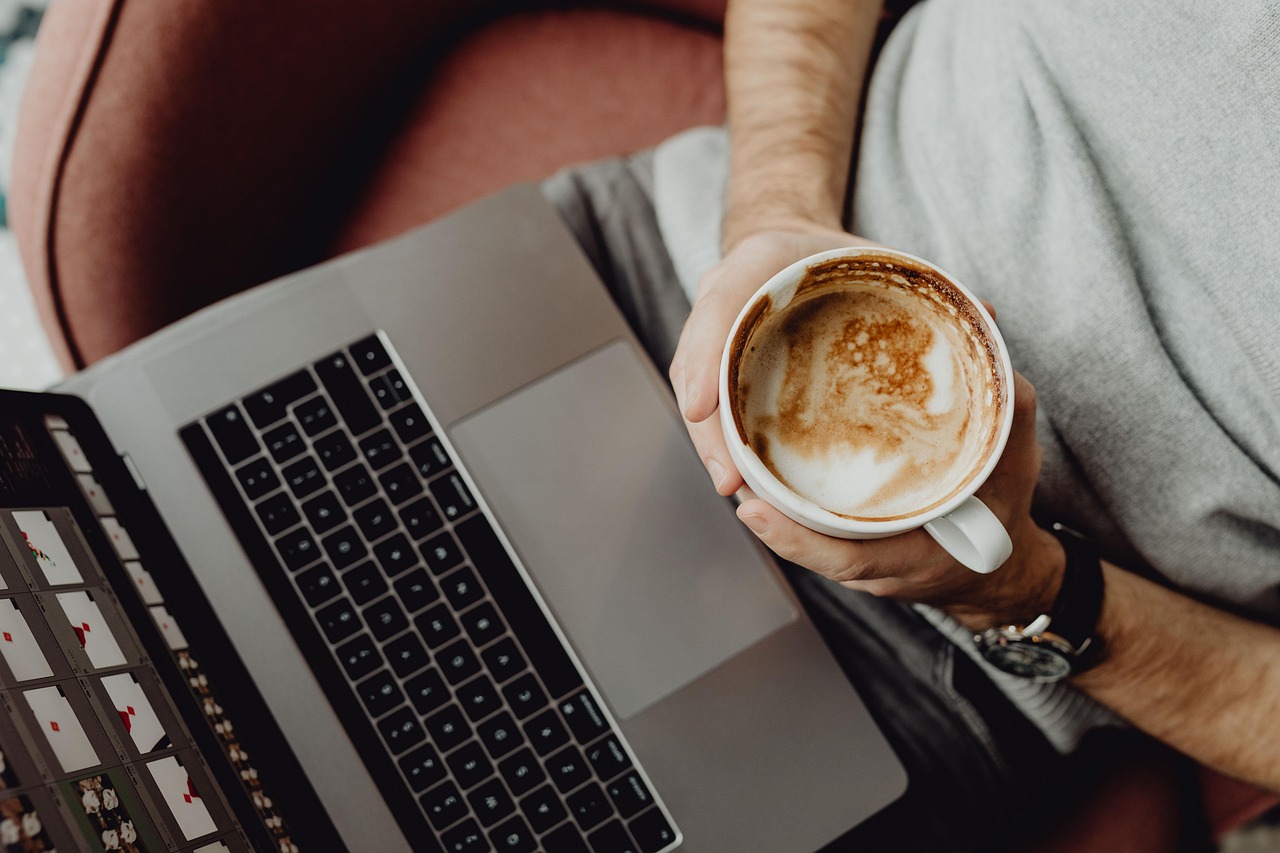 Coffee, cup, computer — Get MLB News and Updates on Social Media Platforms