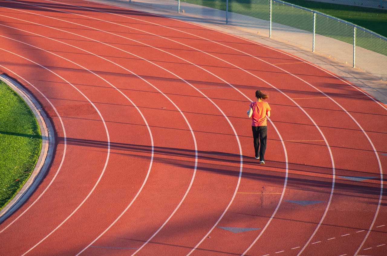 Running, woman, track — How do people buy CBD gummies with stronger potency?