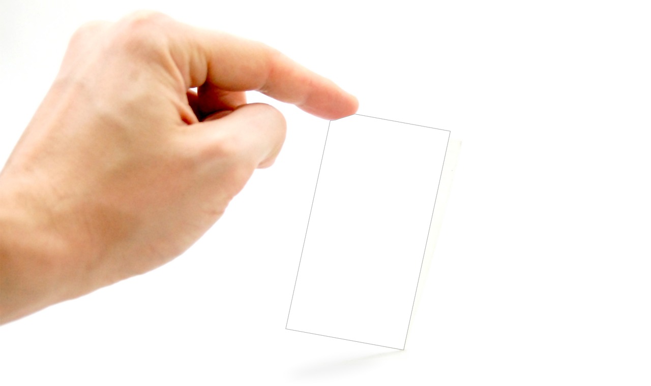 Business card, business, hand —