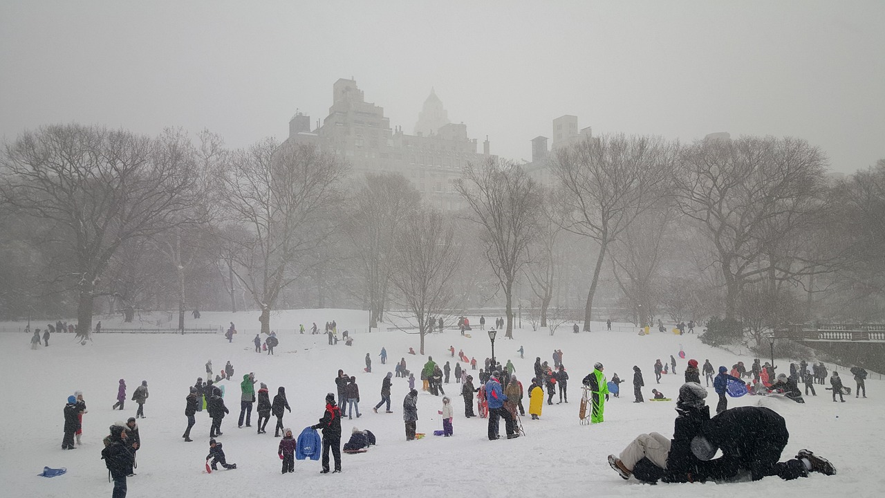 Snow, central park, new york — Meet new people at Alba Clubs!