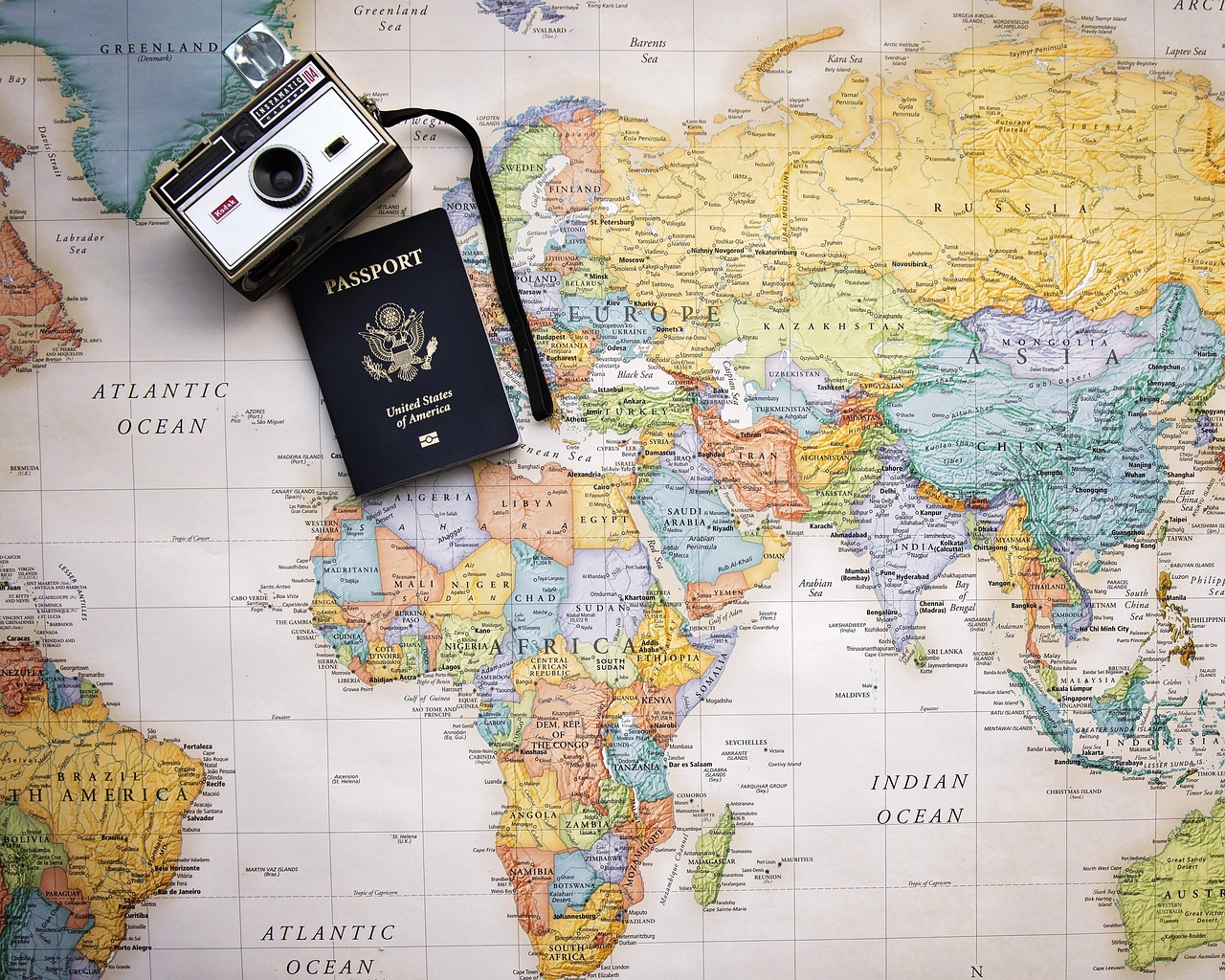 Passport, map, world — Myrtle Beach New Homes For Sale - Searching For Your New Home