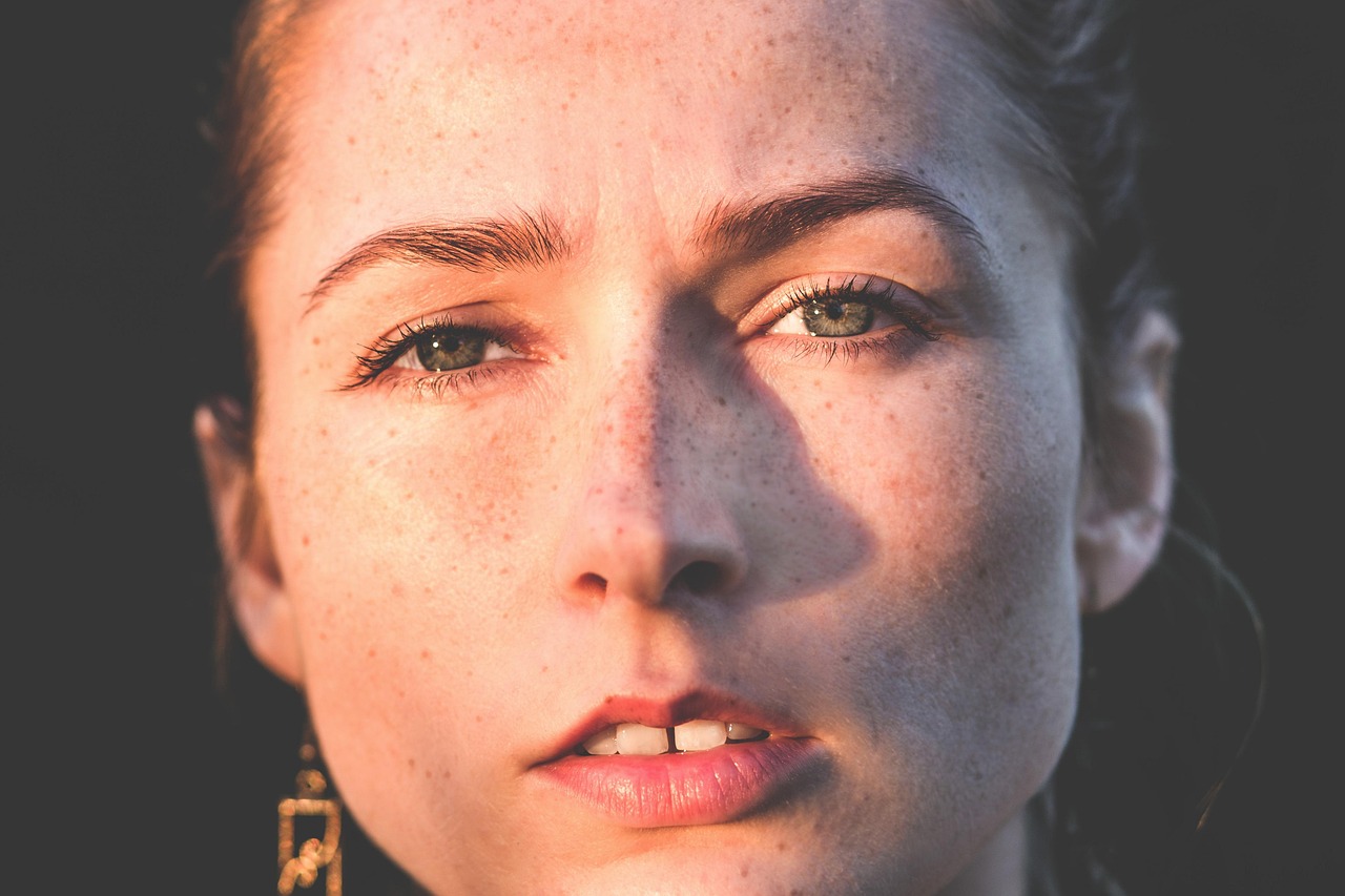 Woman, face, freckles — Why Take Care Of My Watch?